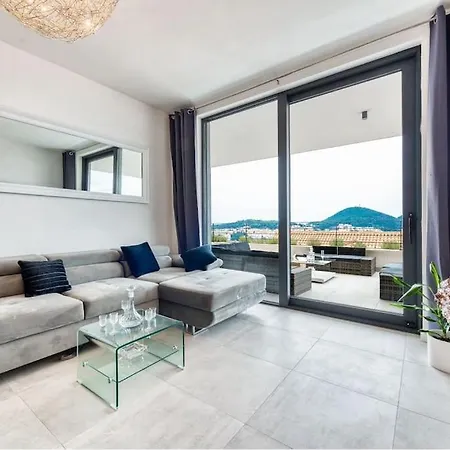 Walking Distance Old Town 120M2,Garden,View,Garage Apartment Dubrovnik Exterior photo